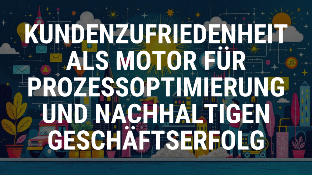 Kundenzufriedenheit als Motor für Prozessoptimierung und nachhaltigen Geschäftserfolg